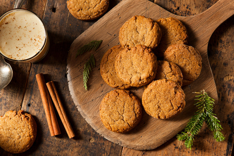 Different types of cookies made with masala chai powder